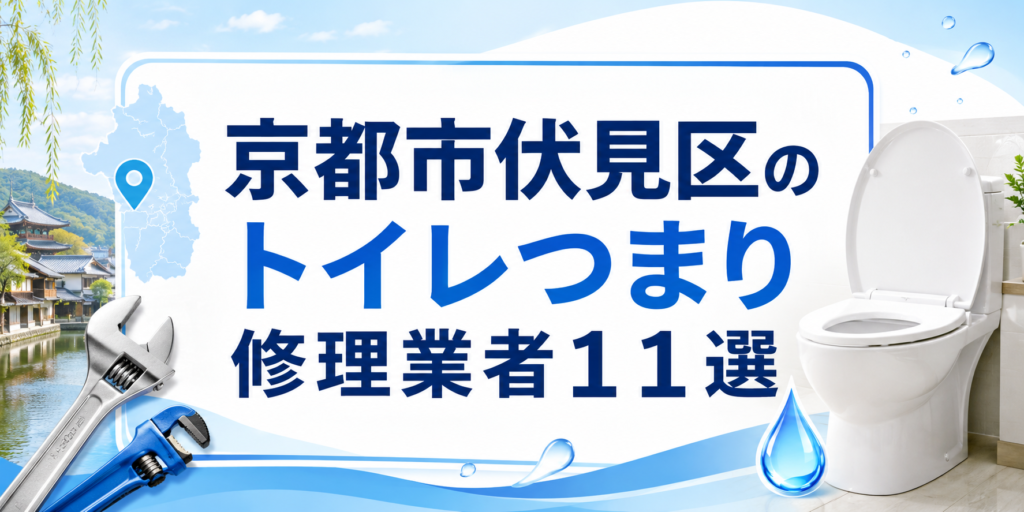 京都市伏見区のトイレつまり修理業者11選